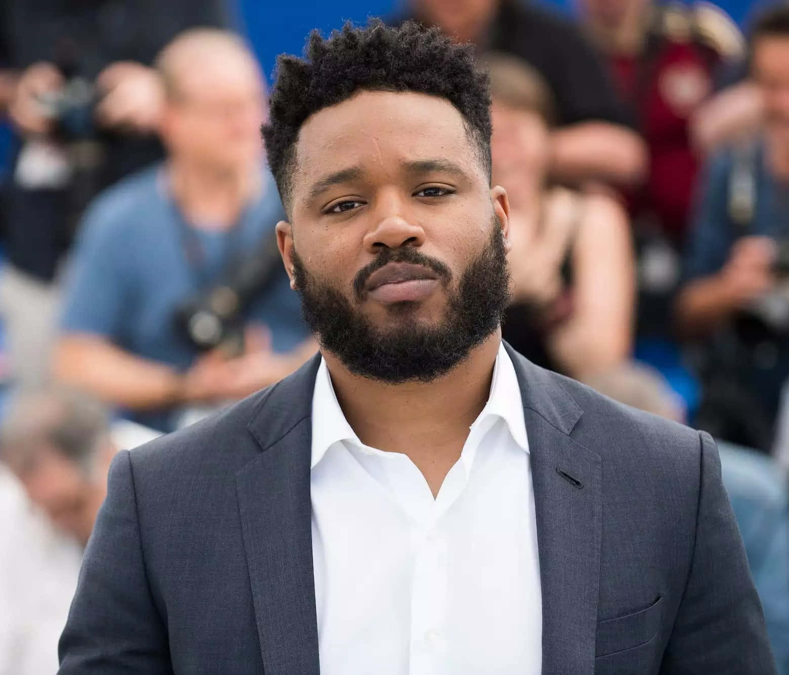 Ryan Coogler, dark suit, white shirt, HD Desktop Wallpaper