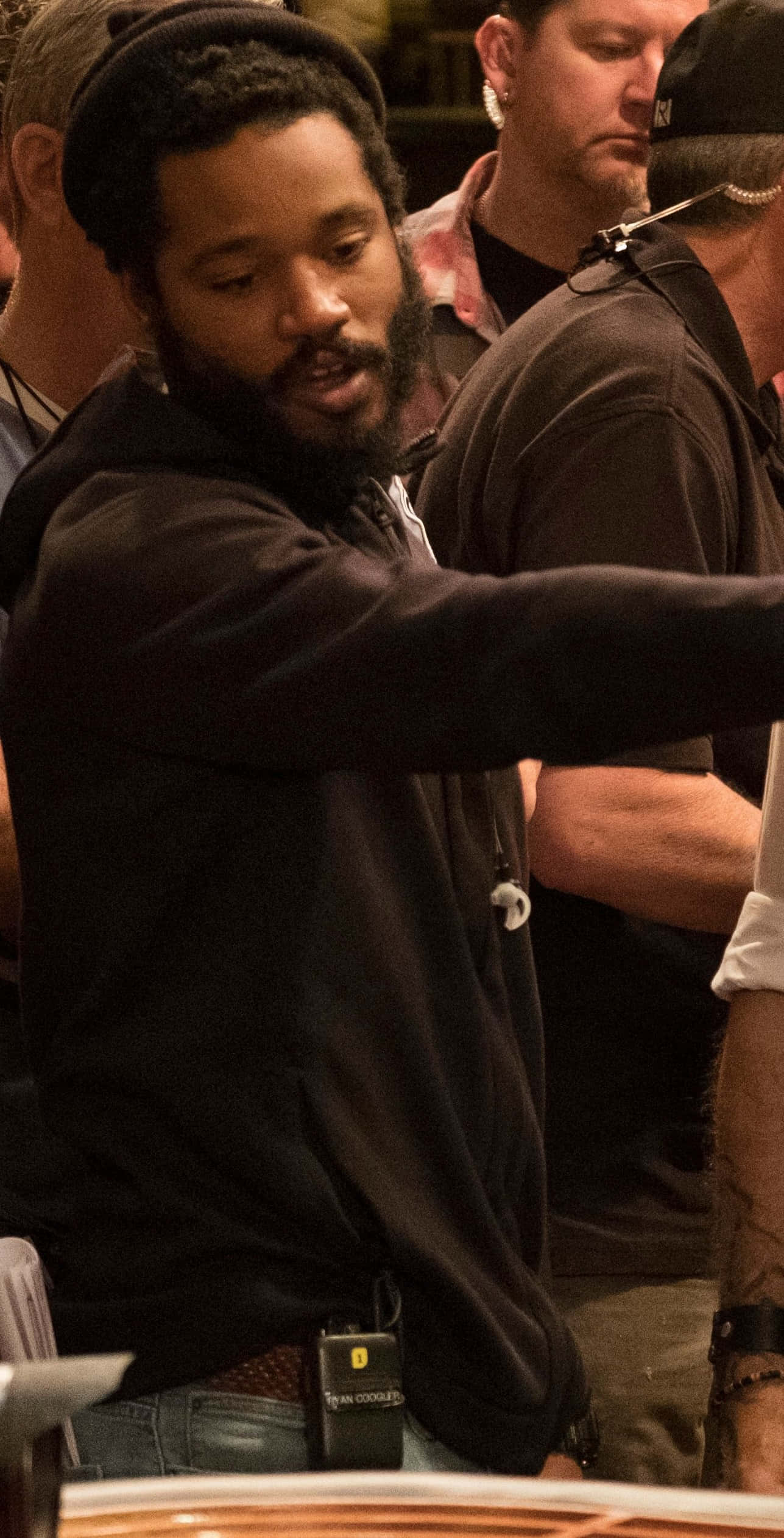 Ryan Coogler, beard, beanie, Full HD Phone Wallpaper