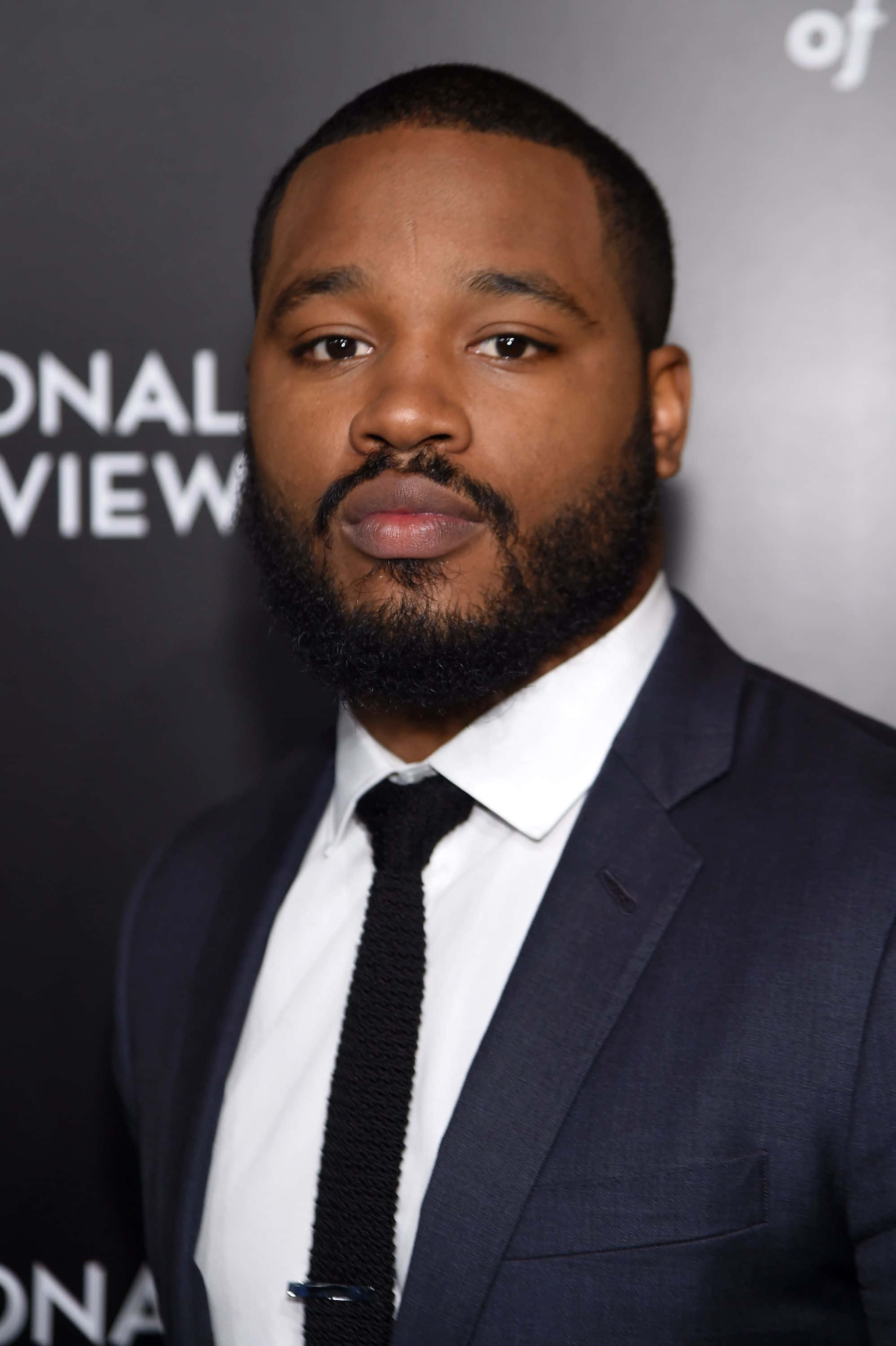 Ryan Coogler, dark suit, black tie, 2K Phone Wallpaper