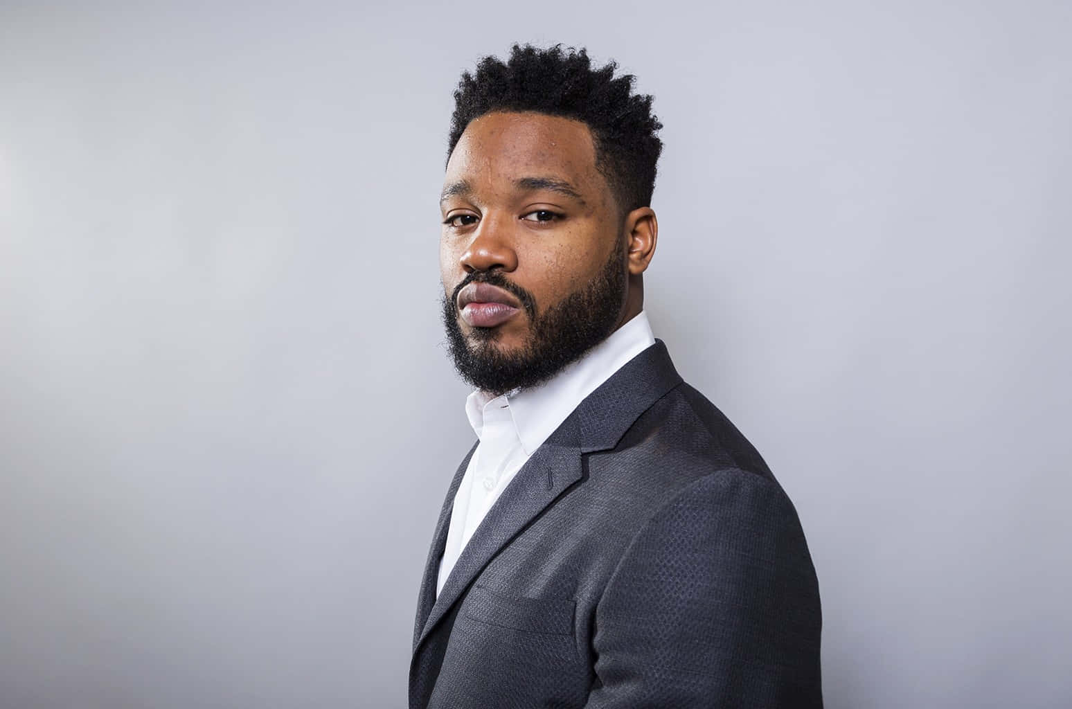 Ryan Coogler, beard, textured suit, HD Desktop Wallpaper