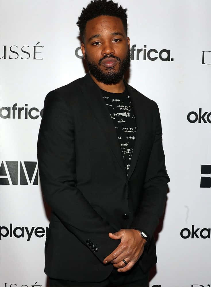 Ryan Coogler, black blazer, patterned shirt, SD Phone Wallpaper