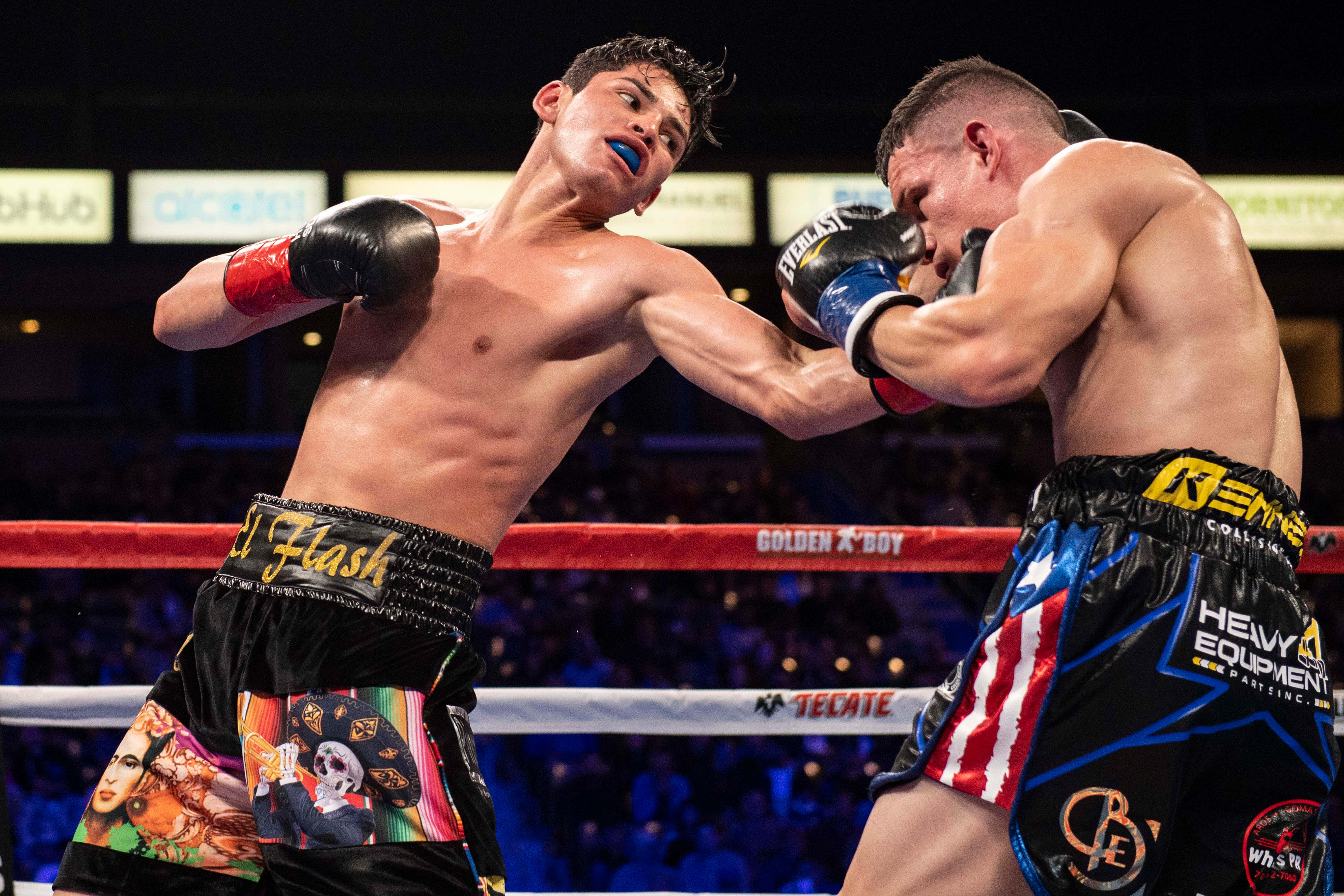 Ryan Garcia, boxing ring, boxers, 5K Desktop Wallpaper