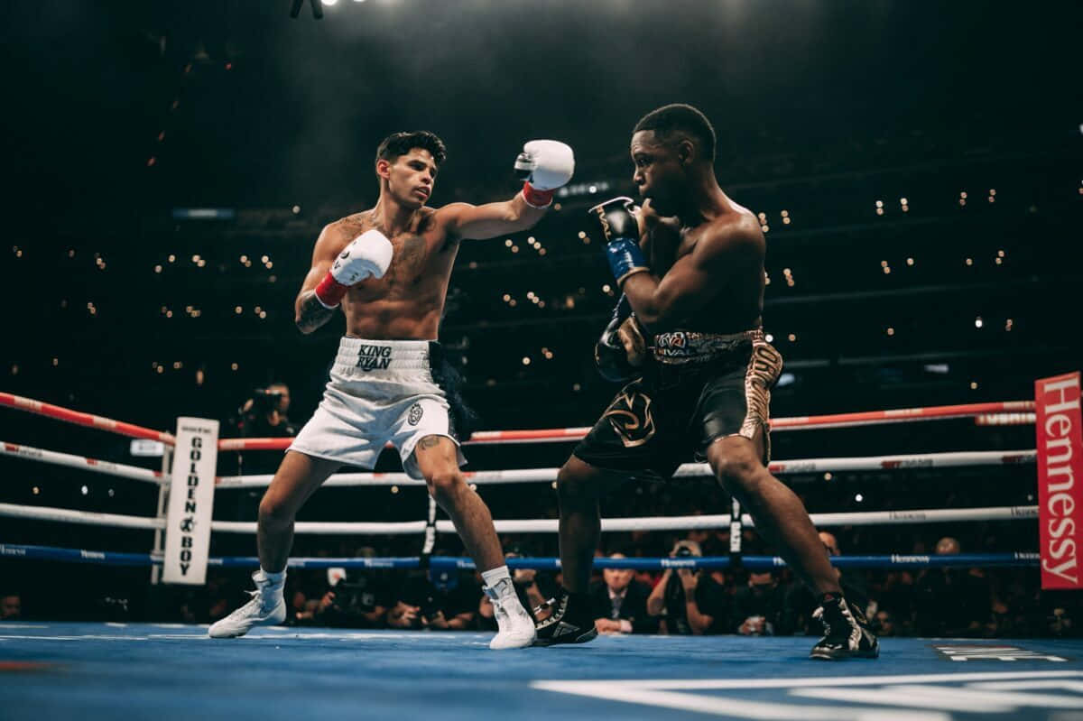 Ryan Garcia, ring, arena lights, SD Desktop Wallpaper
