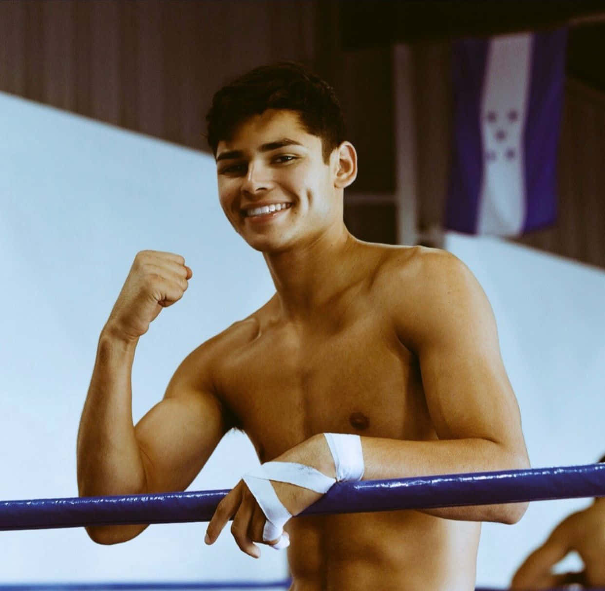 Ryan Garcia, gym, ring, SD Desktop Wallpaper