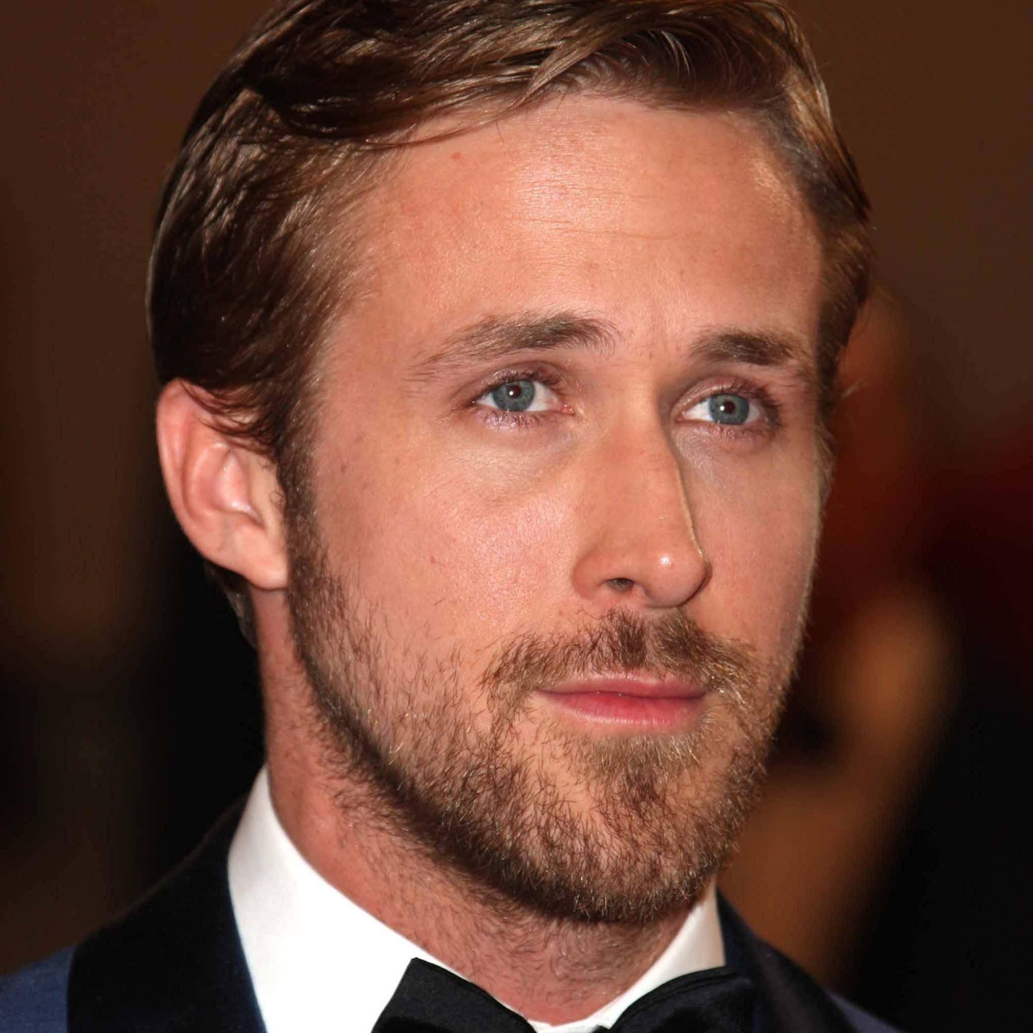 Ryan Gosling, tuxedo, bow tie, Full HD Desktop Wallpaper