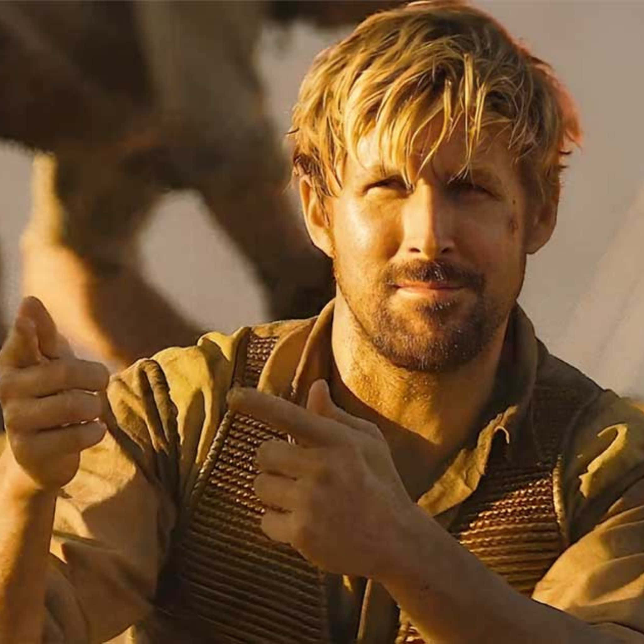 Ryan Gosling, blonde hair, stubble, Full HD Desktop Wallpaper