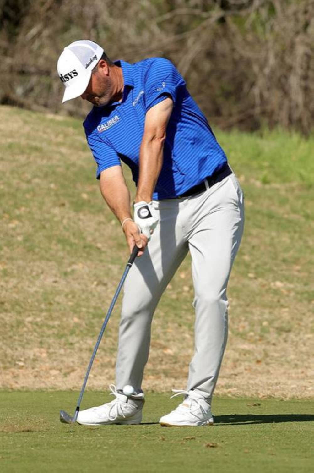 Ryan Palmer, blue shirt, white cap, HD Phone Wallpaper