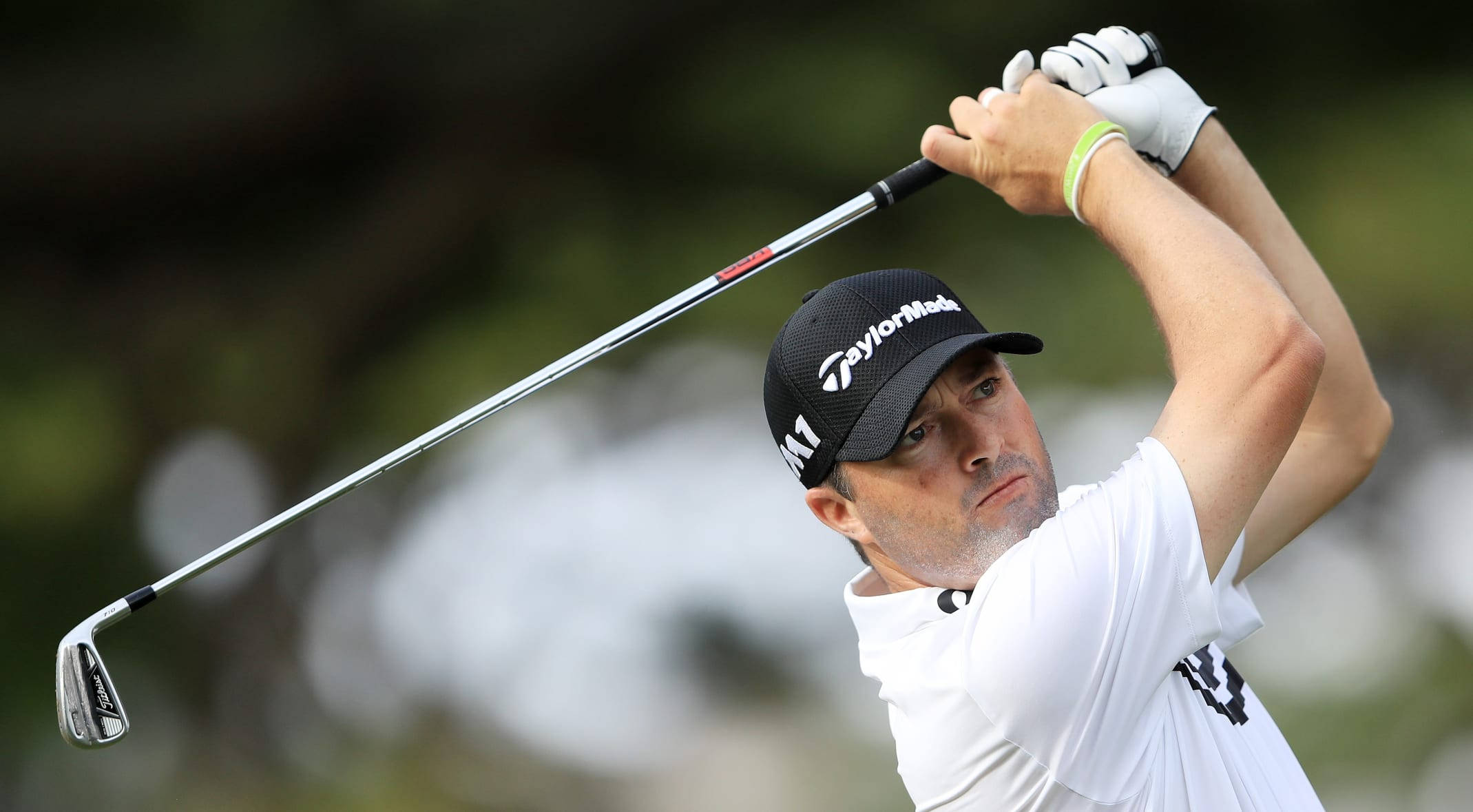 Ryan Palmer, white shirt, black cap, Full HD Desktop Wallpaper