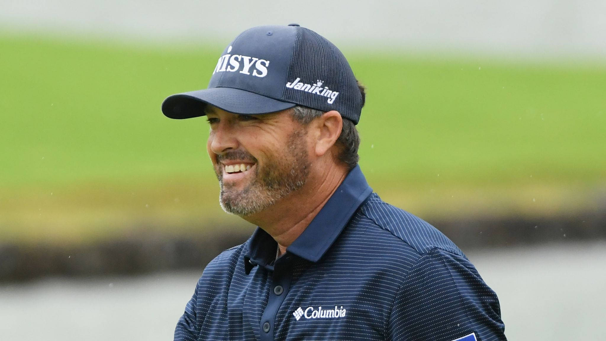 Ryan Palmer, navy cap, polo shirt, Full HD Desktop Wallpaper