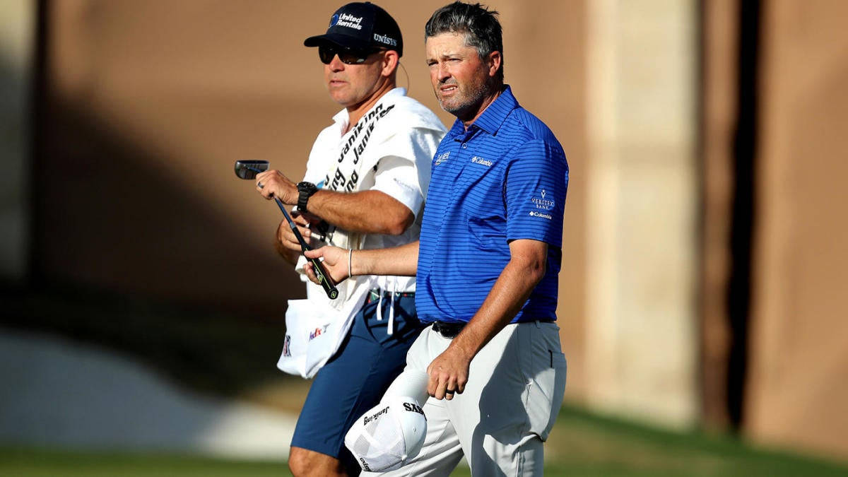 Ryan Palmer, golfers, sunlit course, SD Desktop Wallpaper