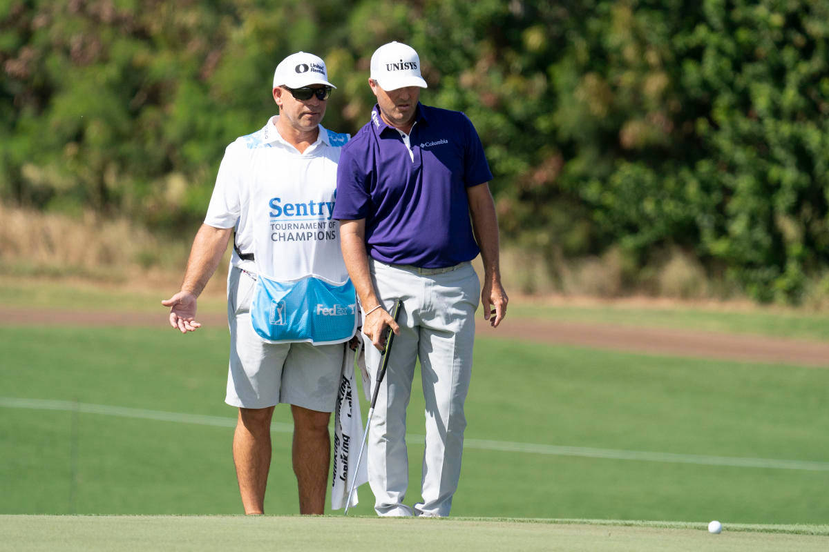 Ryan Palmer, golf ball, sunny course, SD Desktop Wallpaper