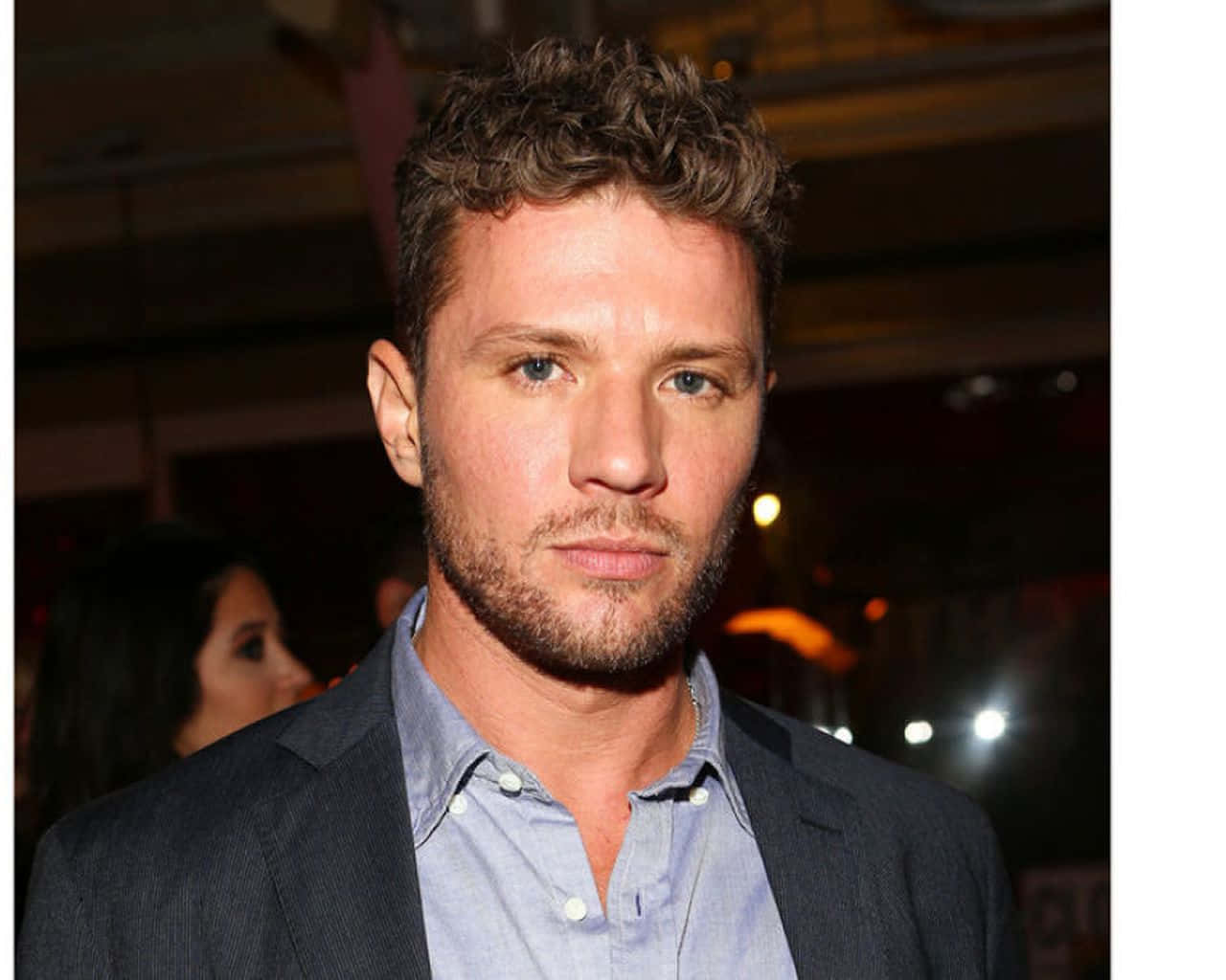 Ryan Phillippe, dark suit, light blue shirt, HD Desktop Wallpaper