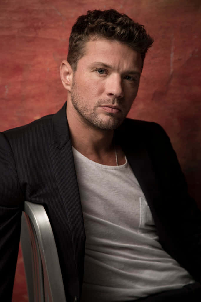 Ryan Phillippe, black blazer, gray t-shirt, SD Phone Wallpaper