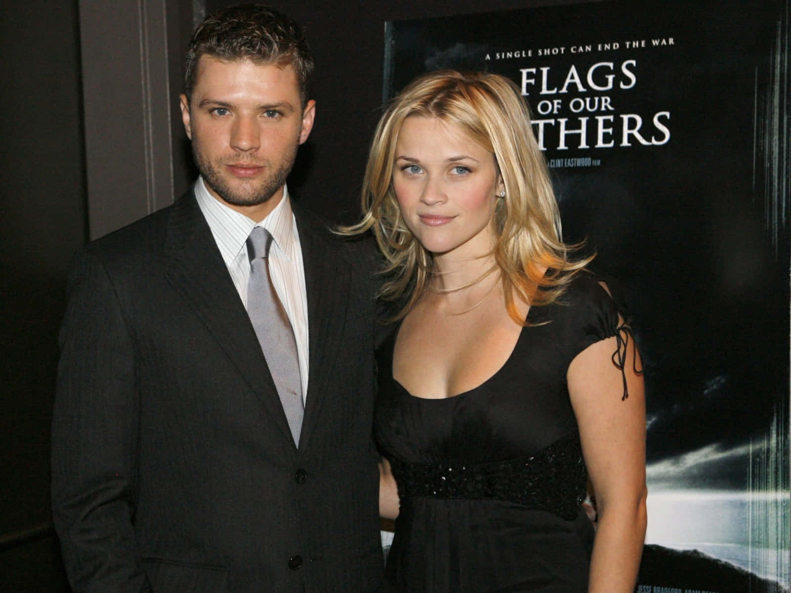 Ryan Phillippe, dark suit, black dress, HD Desktop Wallpaper