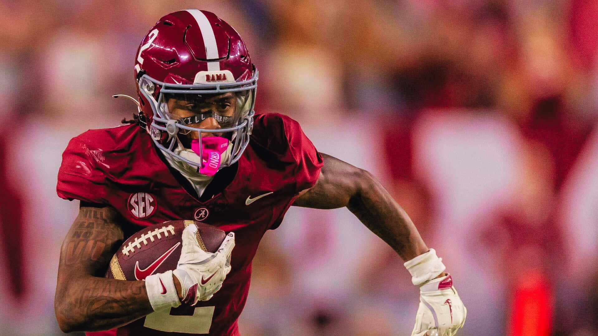 Ryan Williams, football player, crimson gear, Full HD Desktop Wallpaper