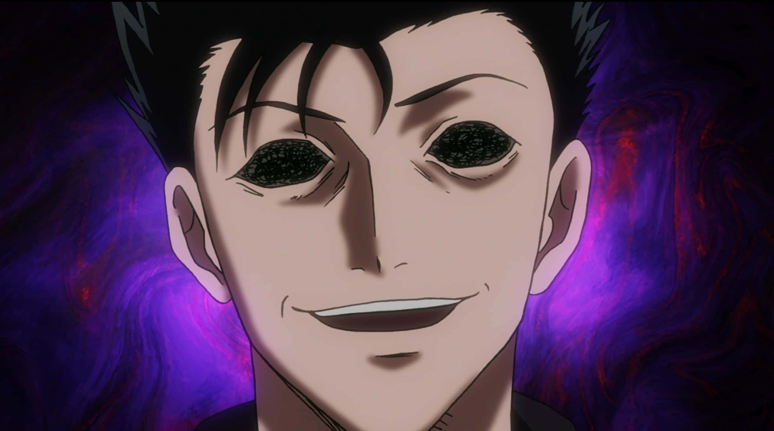 Ryo Shimazaki, dark eyes, smirk, 2K Desktop Wallpaper