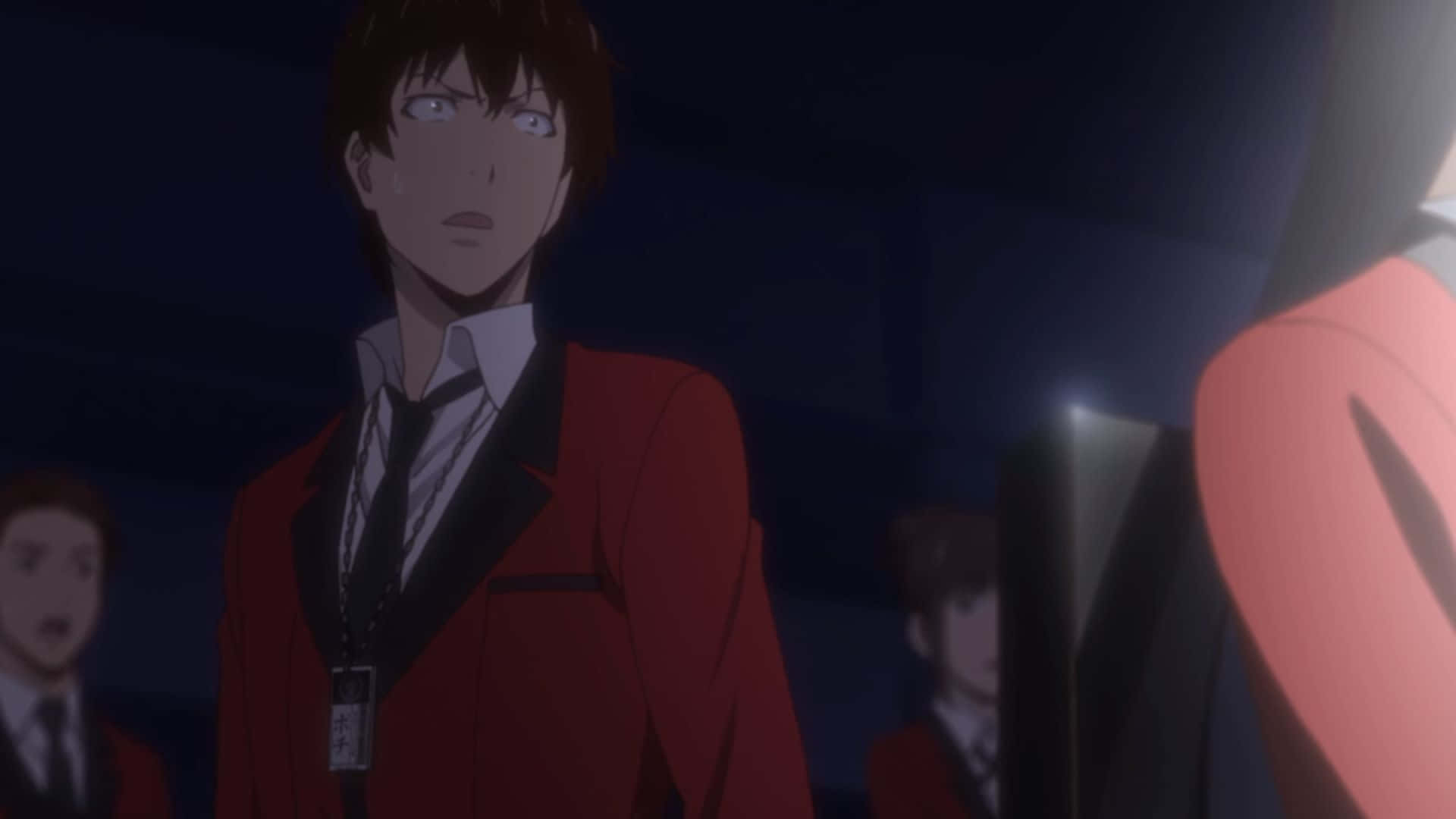 Ryota Suzui, red blazer, dim lighting, Full HD Desktop Wallpaper