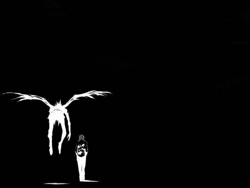 Ryuk, Light, winged entity, SD Desktop Wallpaper
