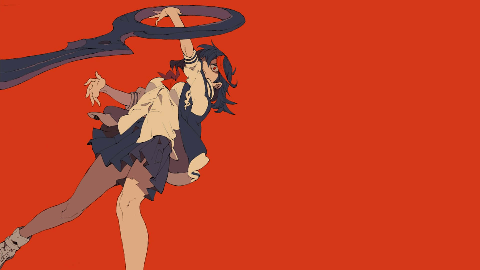 Ryuko Matoi, school uniform, large key, Full HD Desktop Wallpaper