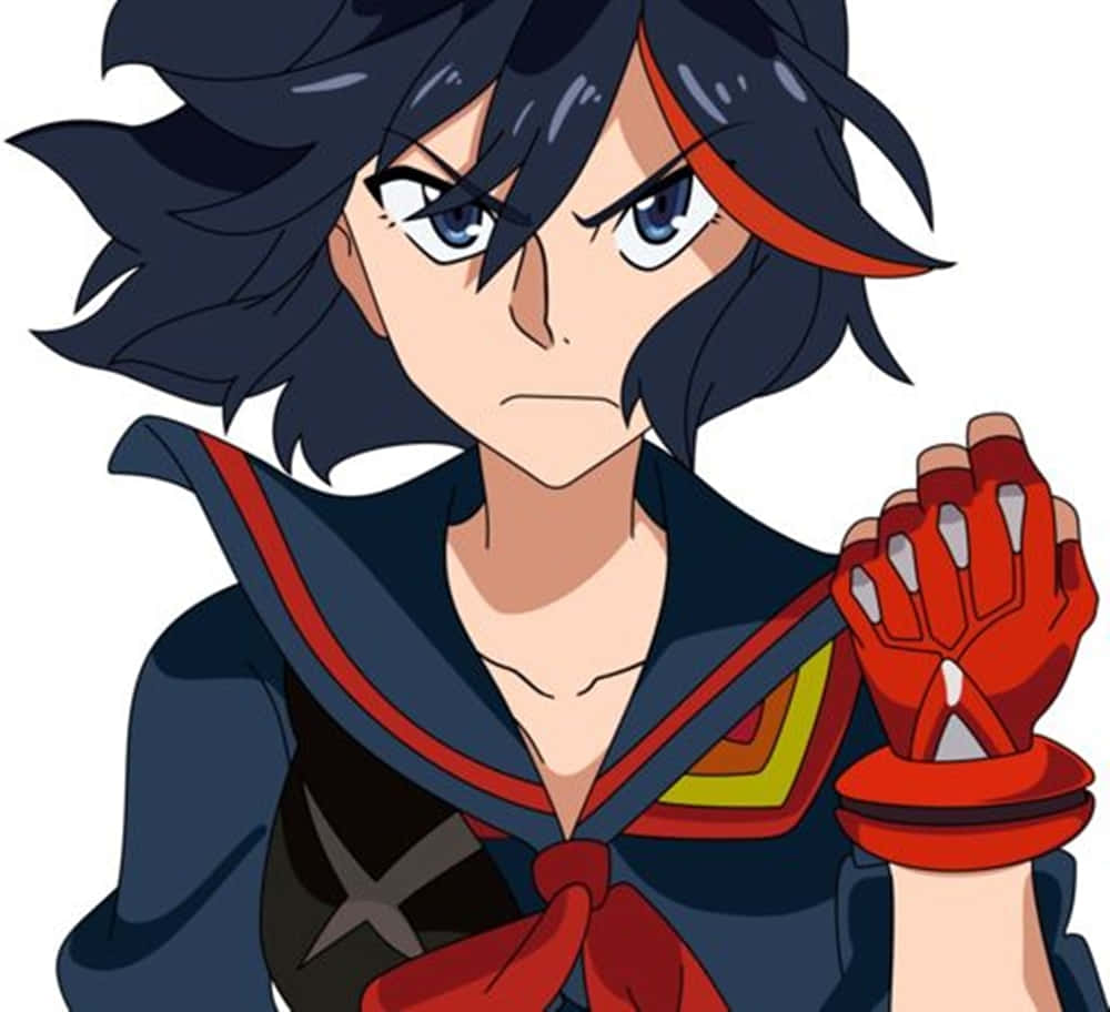 Ryuko Matoi, scissor blade, sailor uniform, SD Desktop Wallpaper