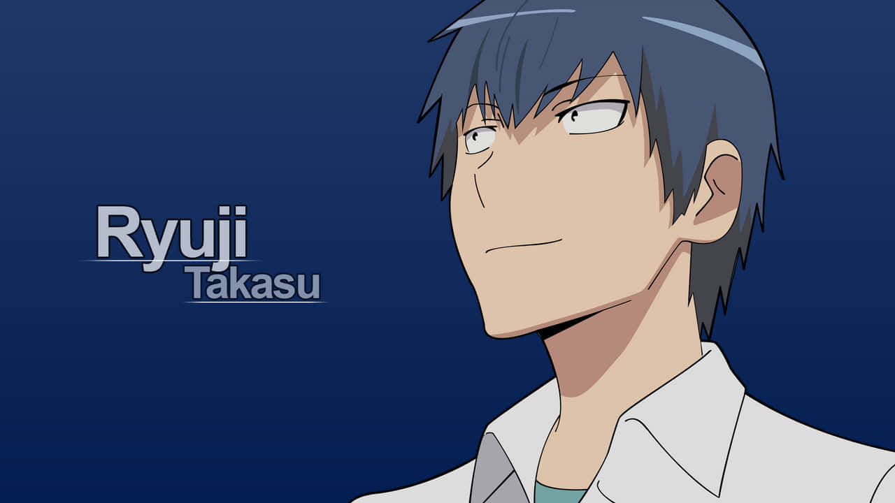 Ryuuji Takasu, gray hair, white shirt, HD Desktop Wallpaper