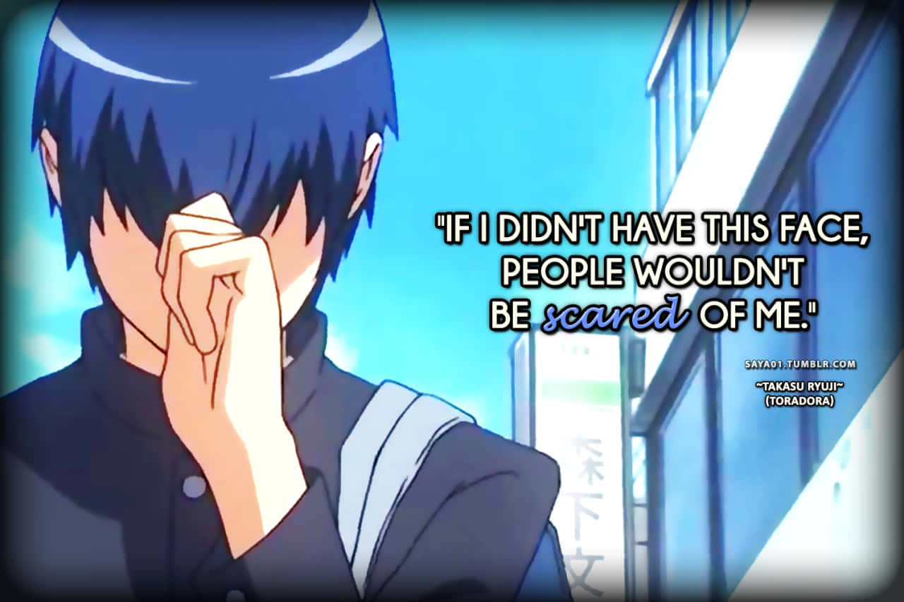 Ryuuji Takasu, blue hair, confident pose, HD Desktop Wallpaper