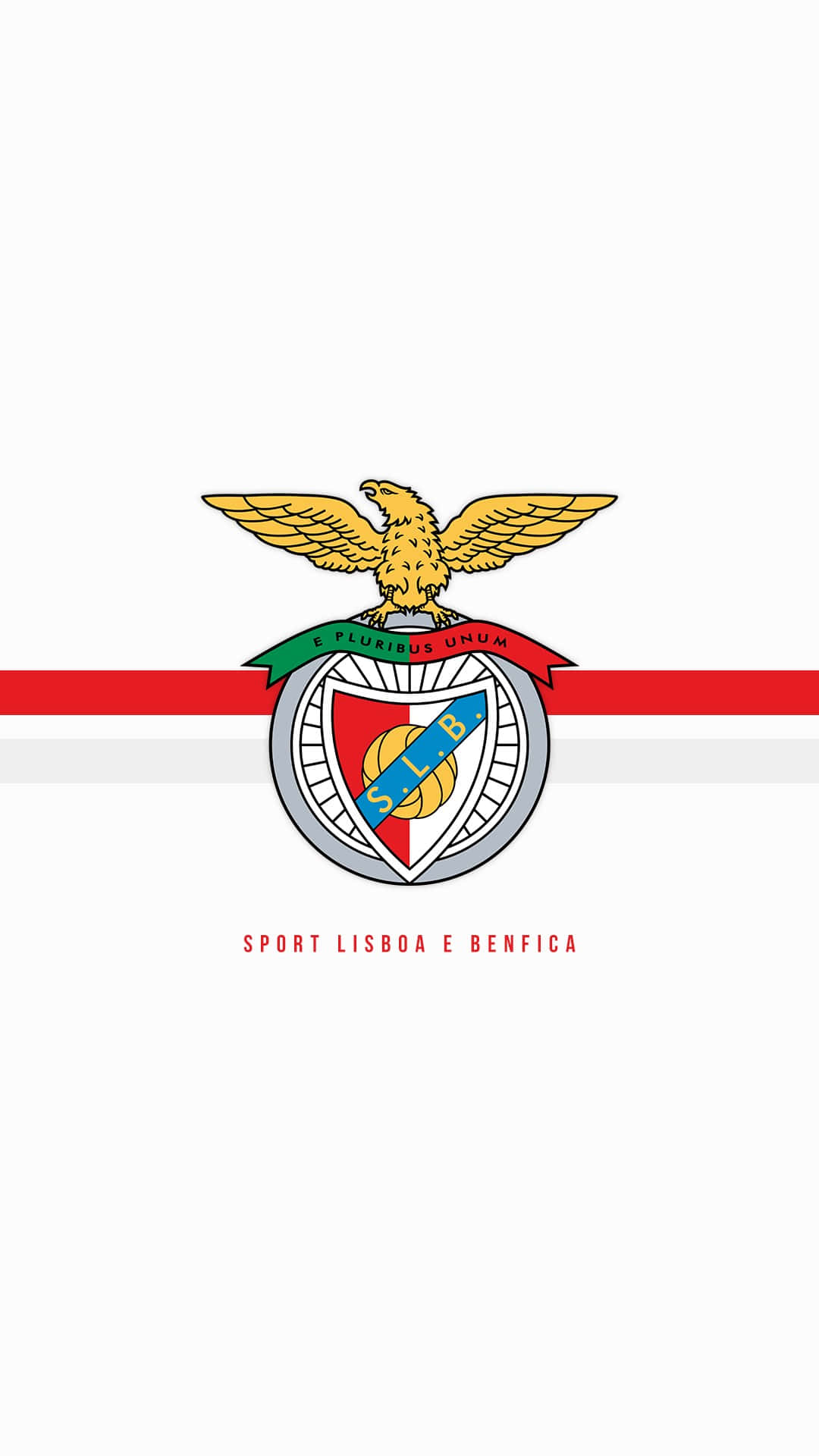 S.L. Benfica, Benfica crest, golden eagle, Full HD Phone Wallpaper