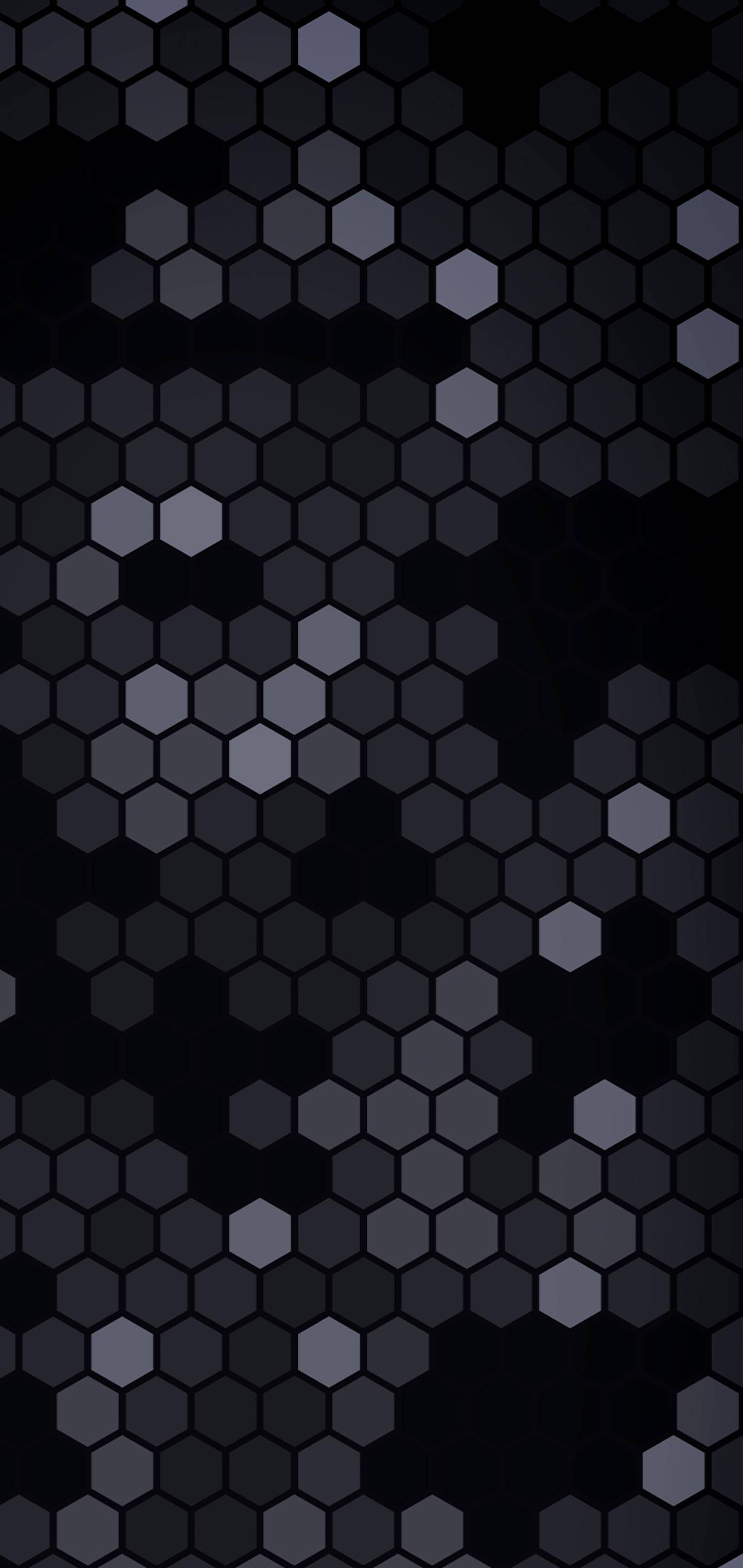S10+, hexagon, black, 2K Phone Wallpaper