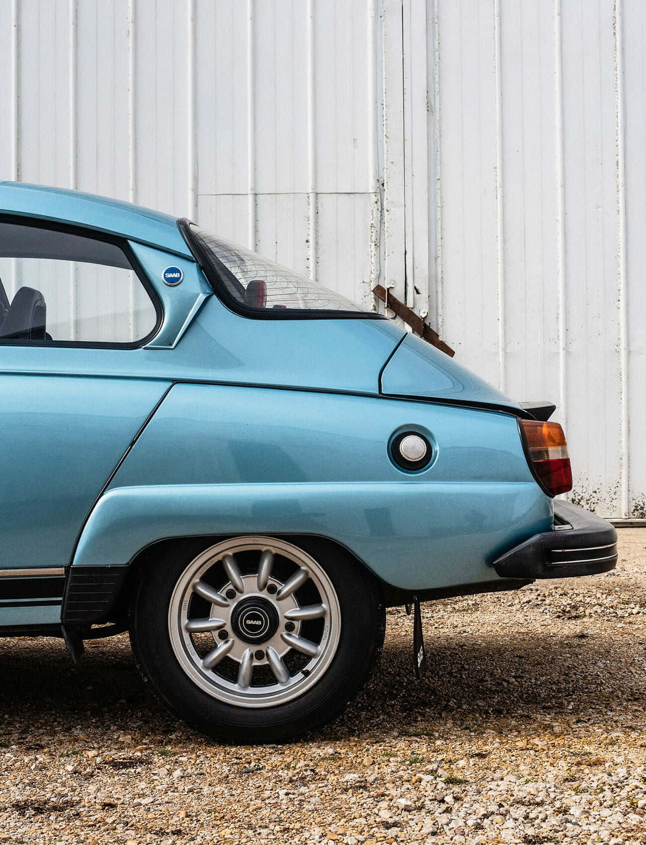 Saab 96, light blue, silver wheels, HD Phone Wallpaper