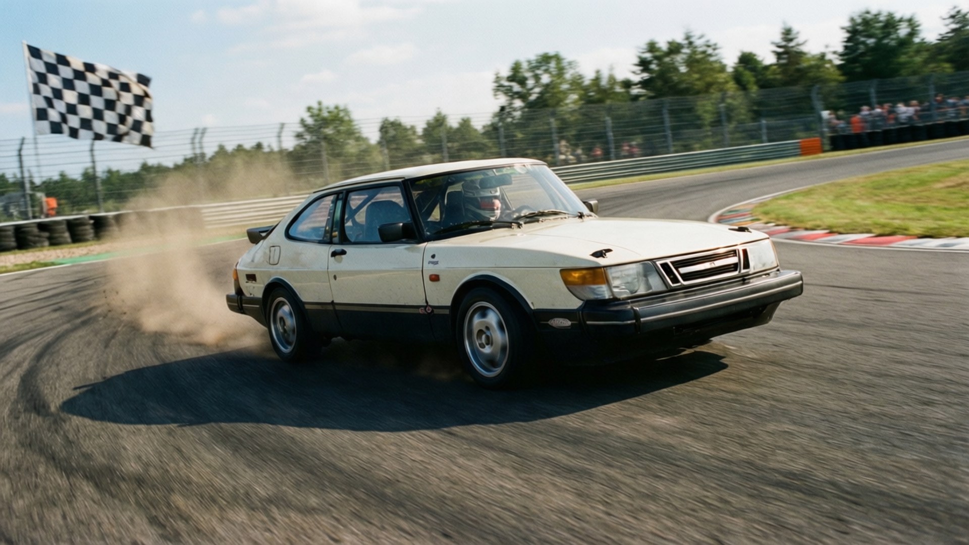 Saab Sonett, racetrack, motion blur, Full HD Desktop Wallpaper