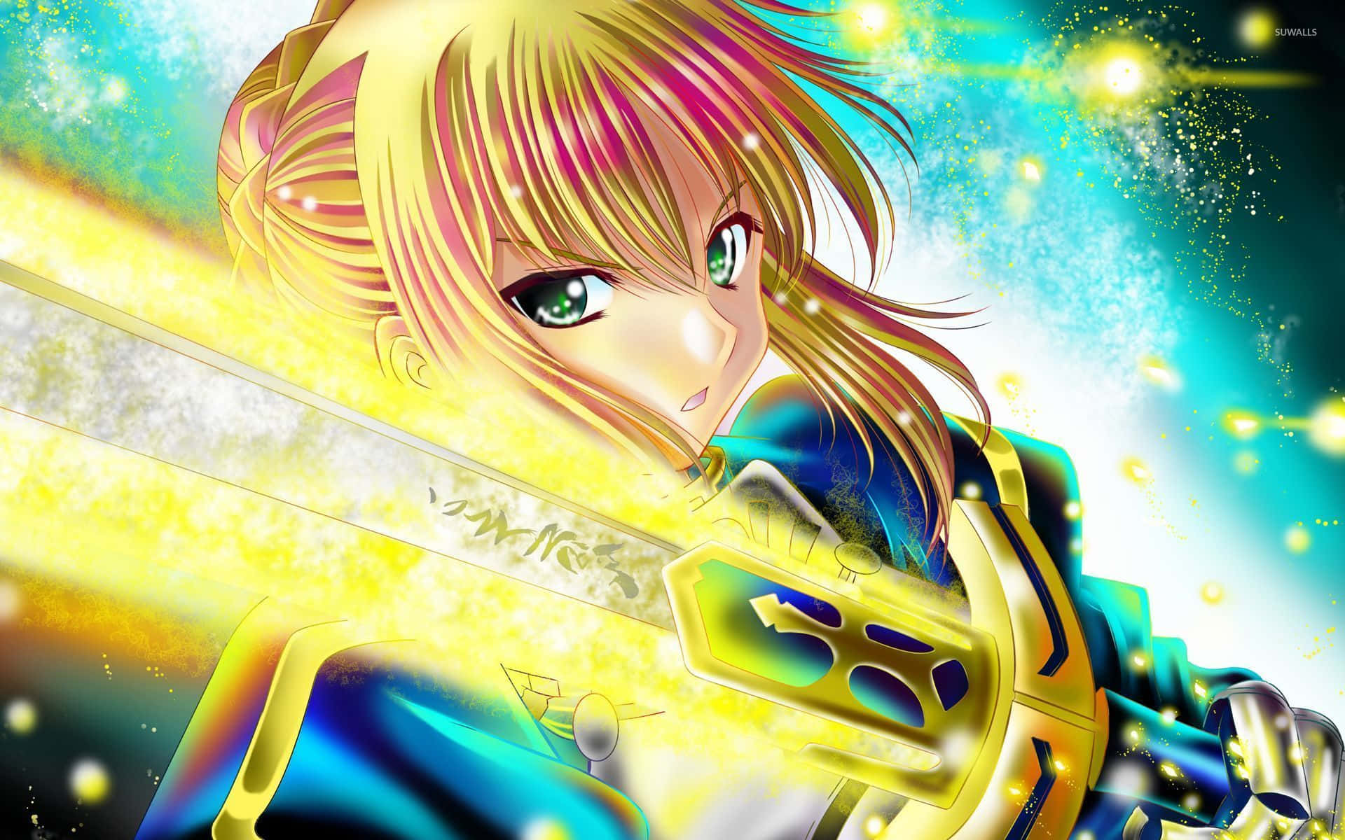 Saber Fate Stay Night Radiant Sword, Full HD Desktop Wallpaper
