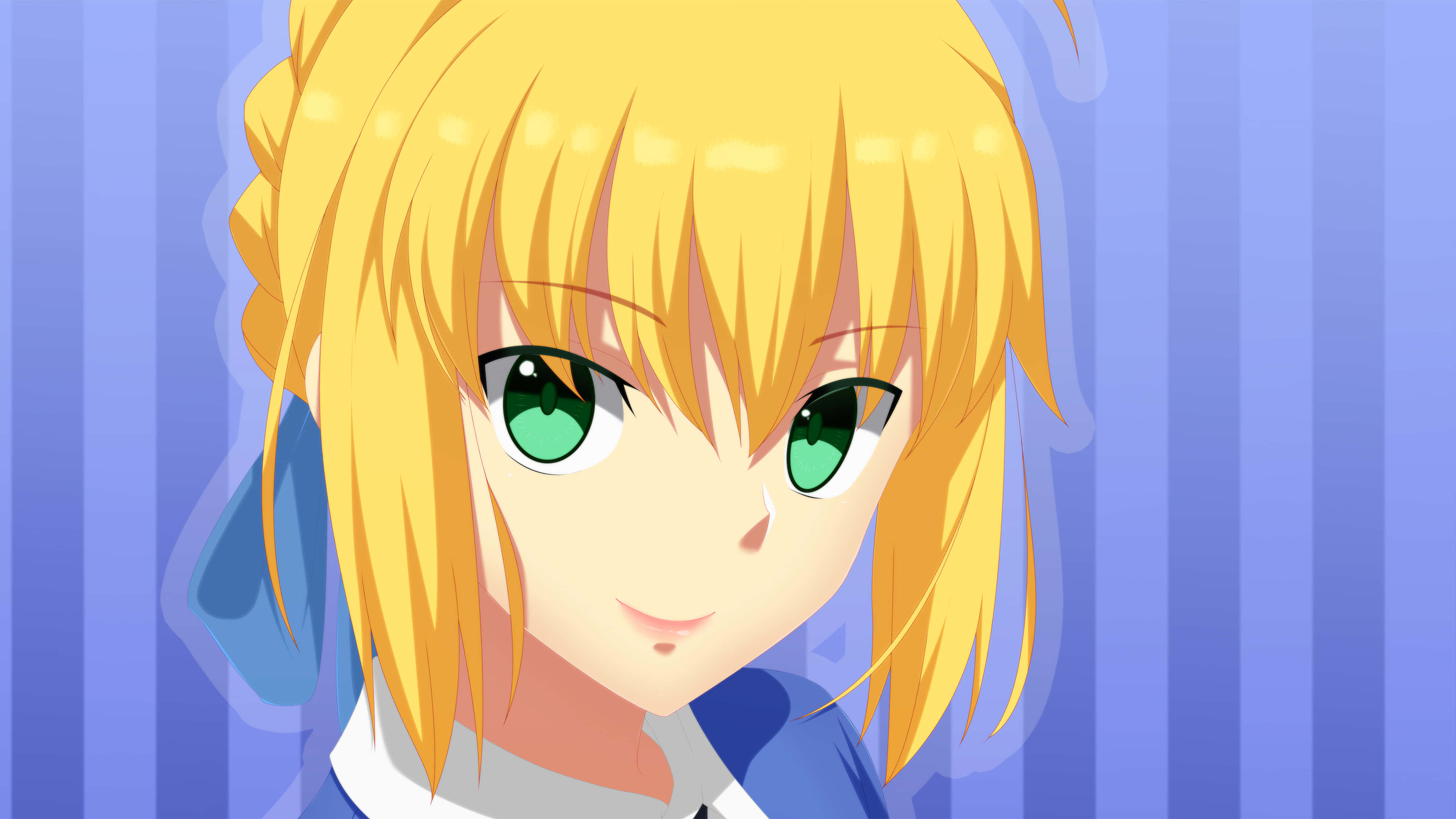 Saber Fate Stay Night Vector Art, 4K Desktop Wallpaper