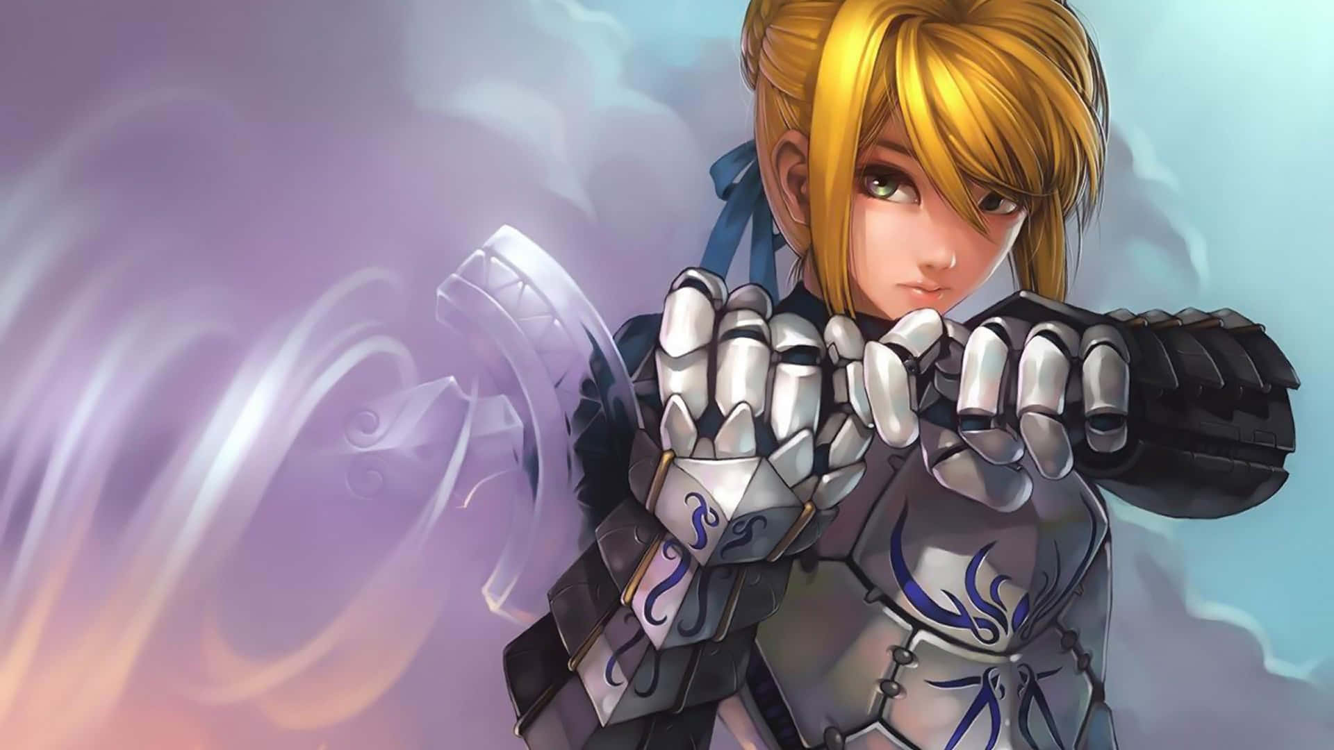 Saber Fate Stay Night Invisible Sword, Full HD Desktop Wallpaper