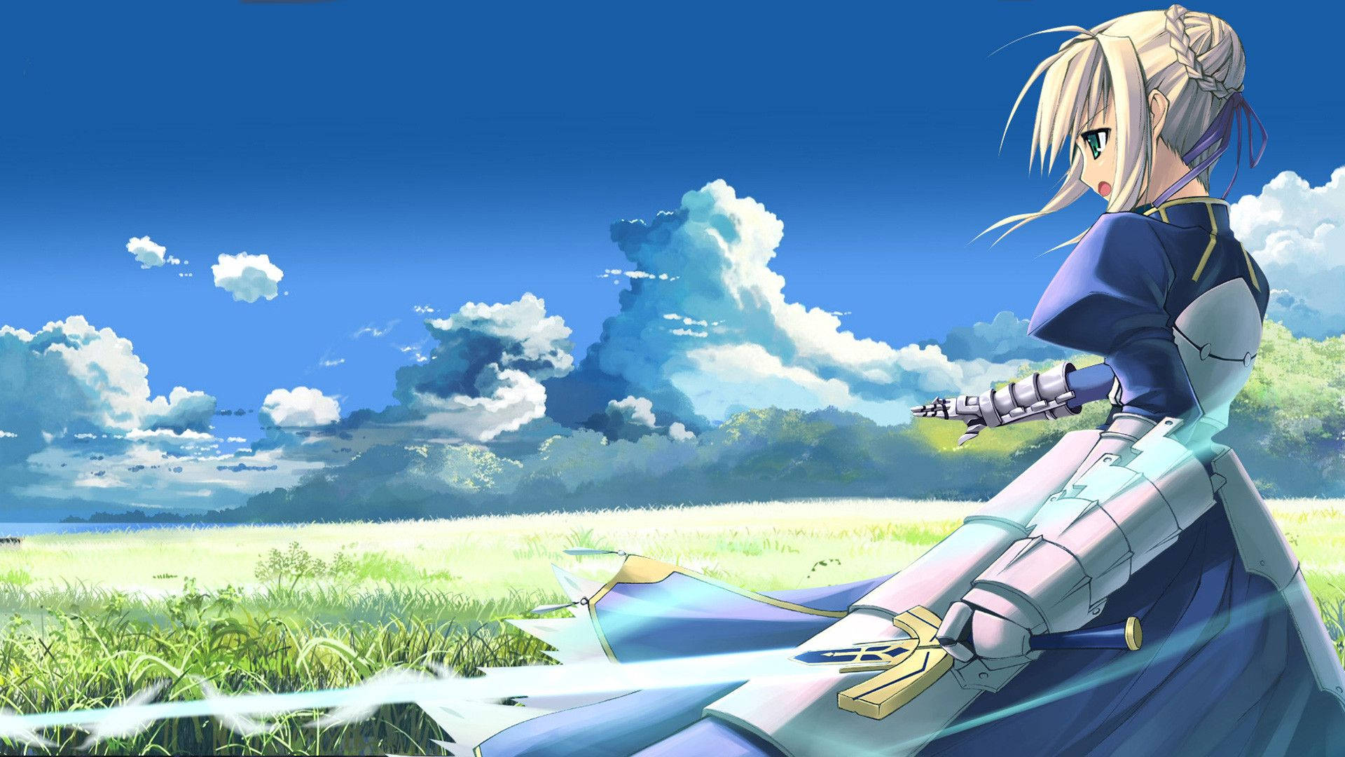 Fate Stay Night Anime Aesthetic, Full HD Desktop Wallpaper
