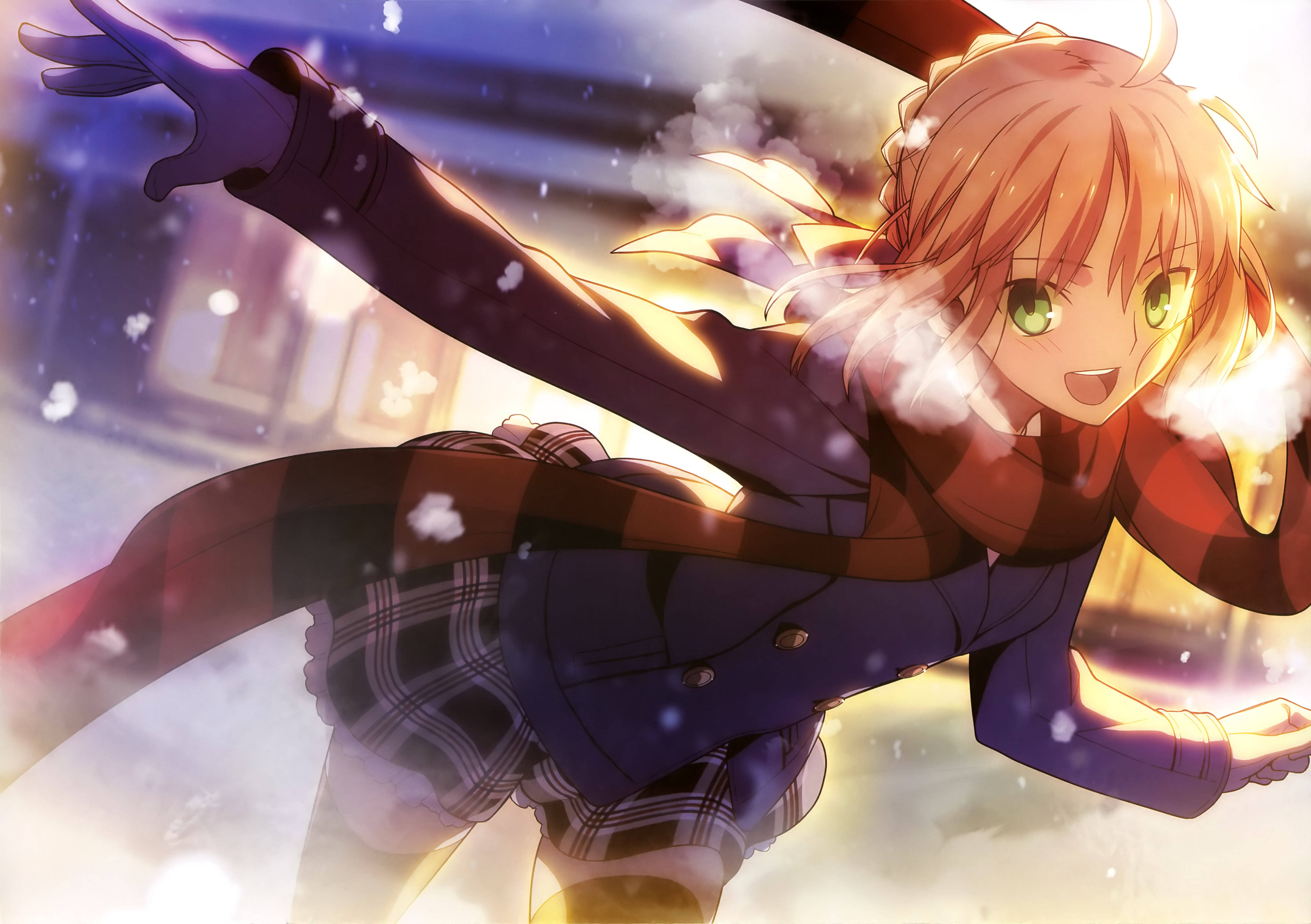 Saber Anime 4k, 4K Desktop Wallpaper