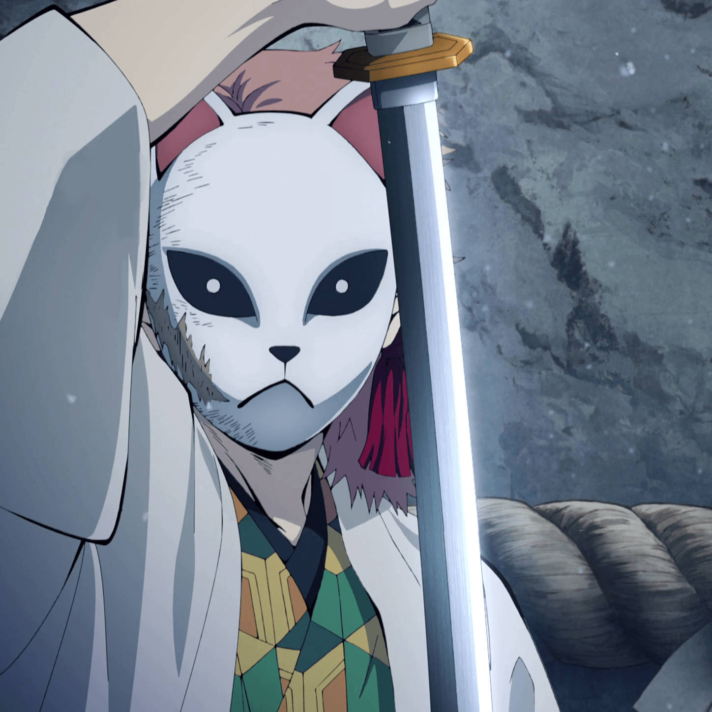 Sabito, fox ears, sword, HD Desktop Wallpaper