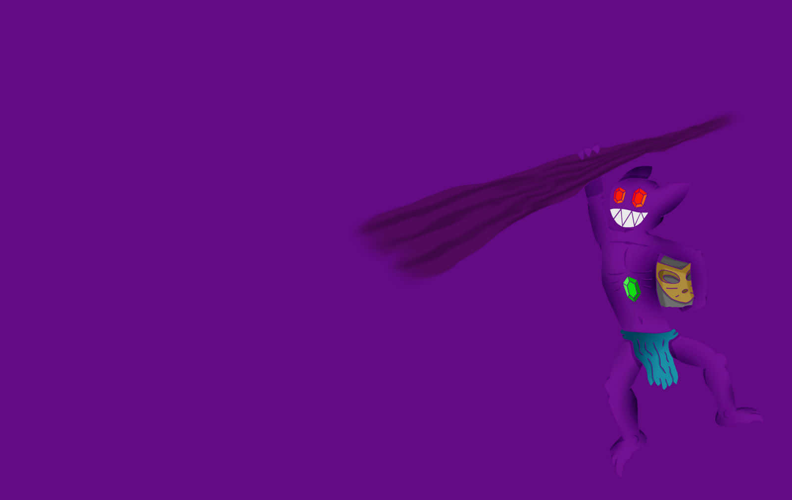 Sableye, witch, purple, HD Desktop Wallpaper