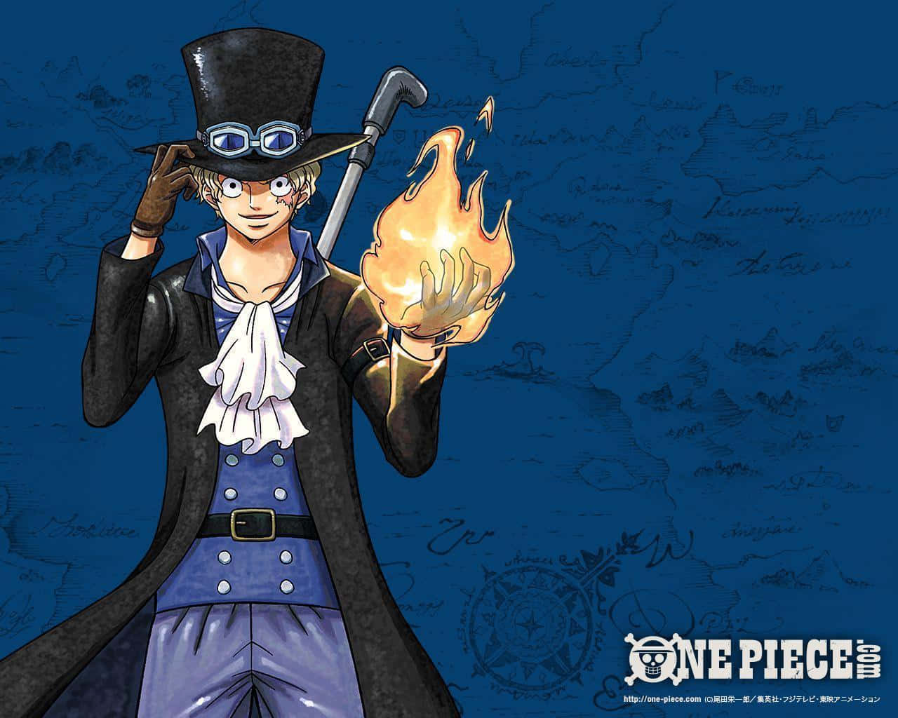 Sabo, anime pirate, top hat, HD Desktop Wallpaper