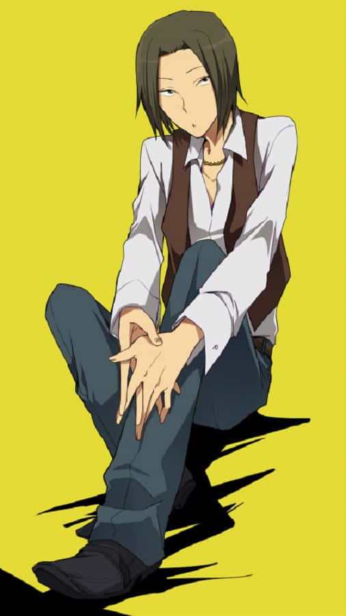 Saburo Togusa, dark hair, white shirt, SD Phone Wallpaper