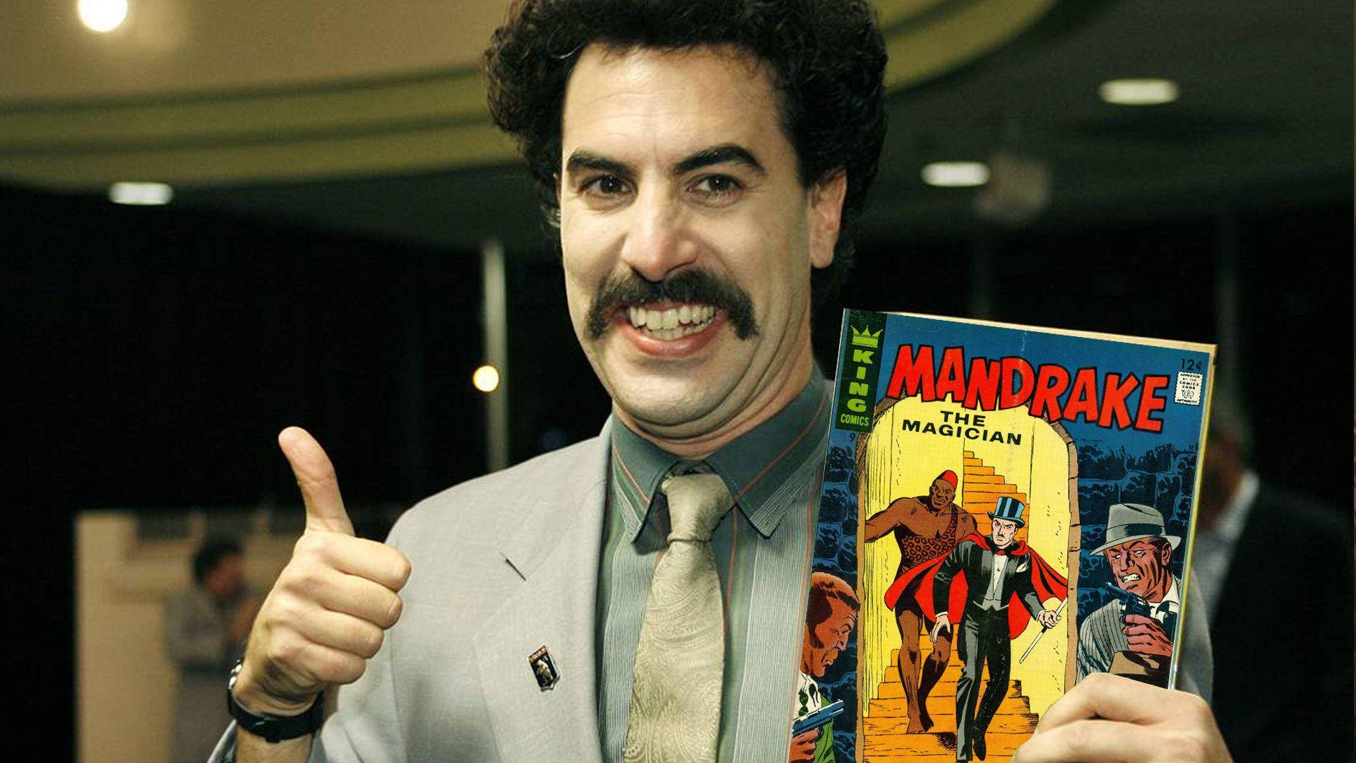 Sacha Baron Cohen Fictional Character Borat, Full HD Desktop Wallpaper