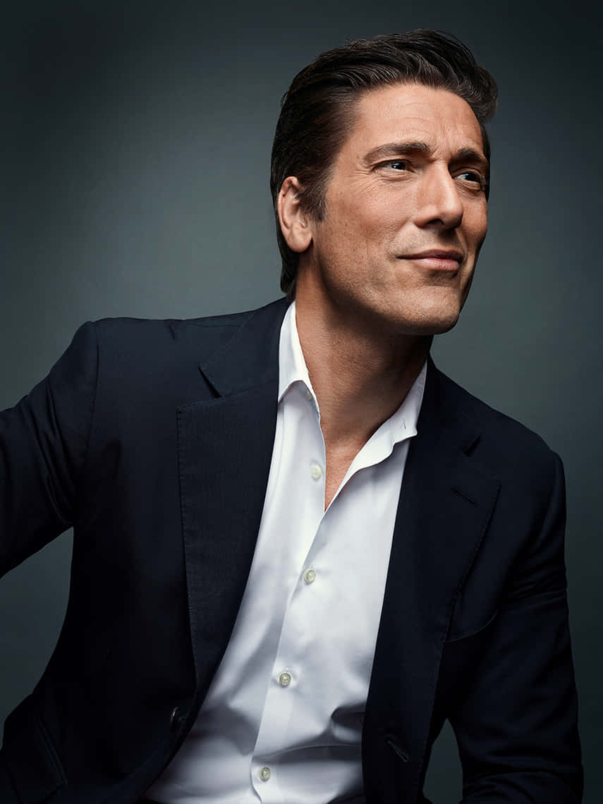 David Muir Portrait, SD Phone Wallpaper