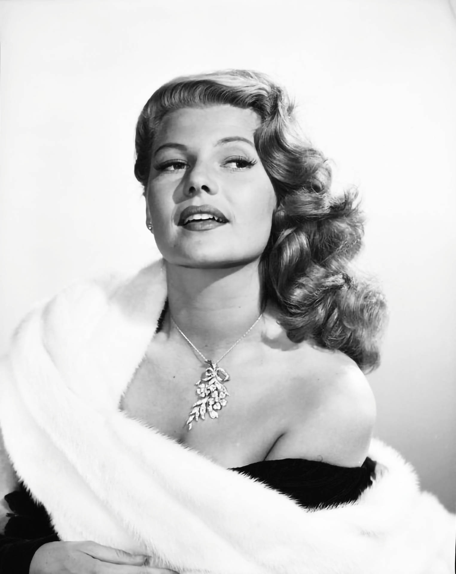 Rita Hayworth – The Epitome of Hollywood Glamour, Full HD Phone Wallpaper