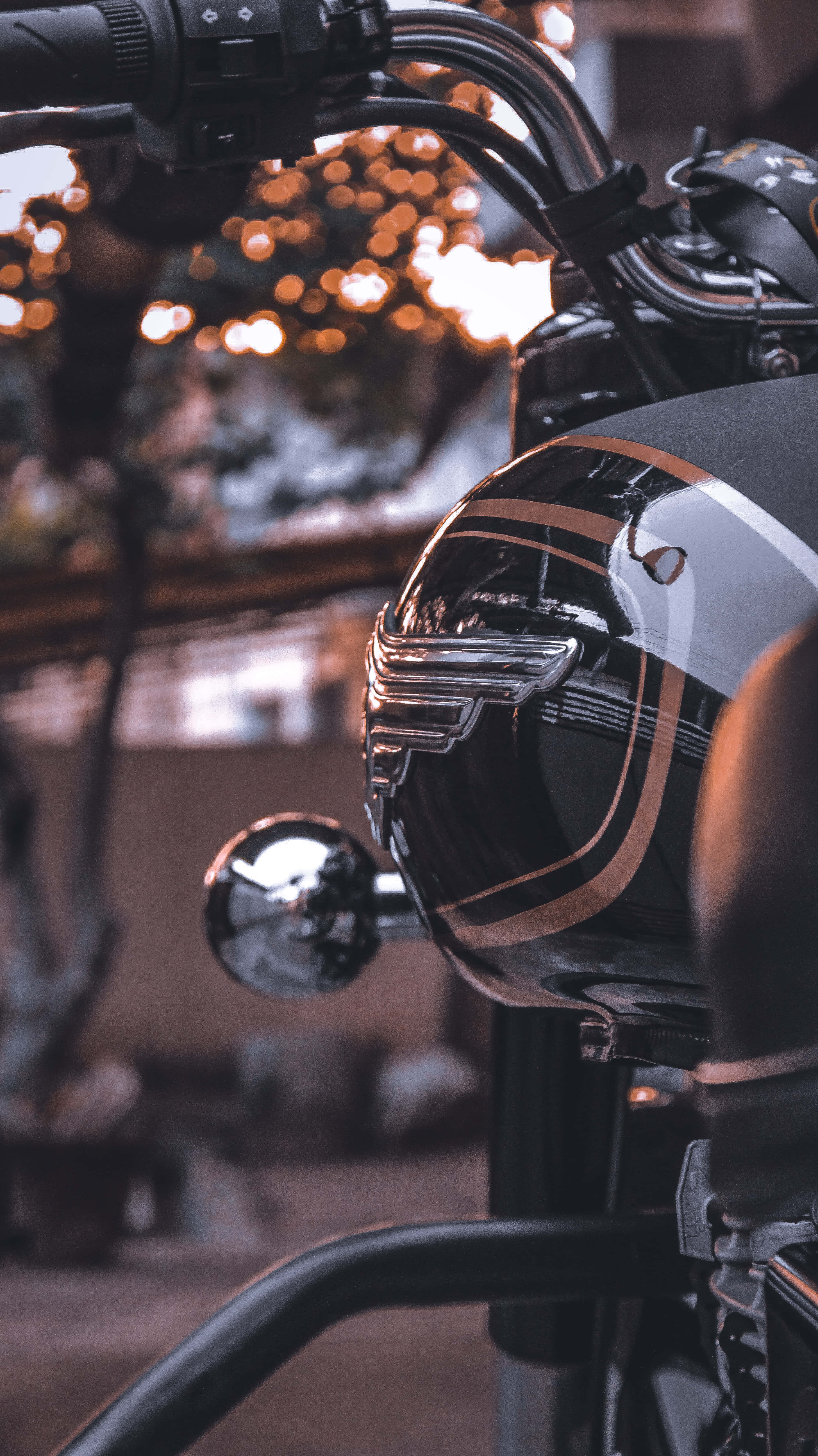 Standard Black And Silver Motorcycle, 5K Phone Wallpaper