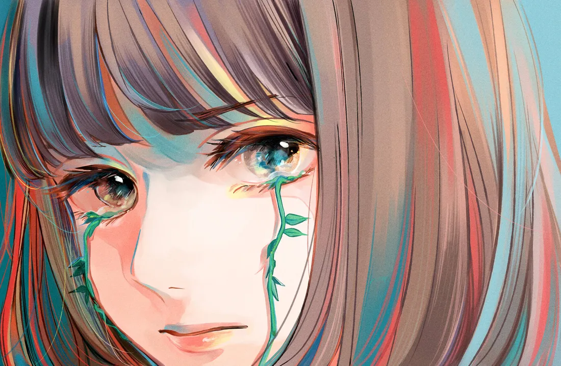 Sad Aesthetic Anime Girl