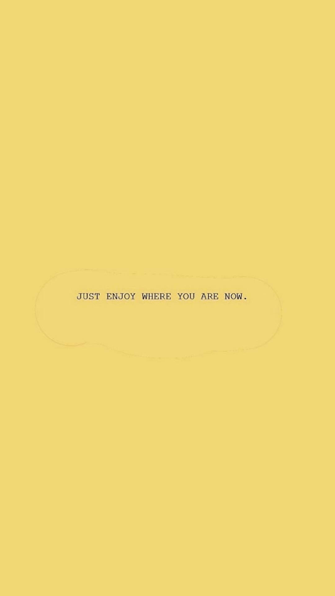 sad aesthetic desktop, minimalist yellow background, soft cloud-shaped outline, Full HD Phone Wallpaper