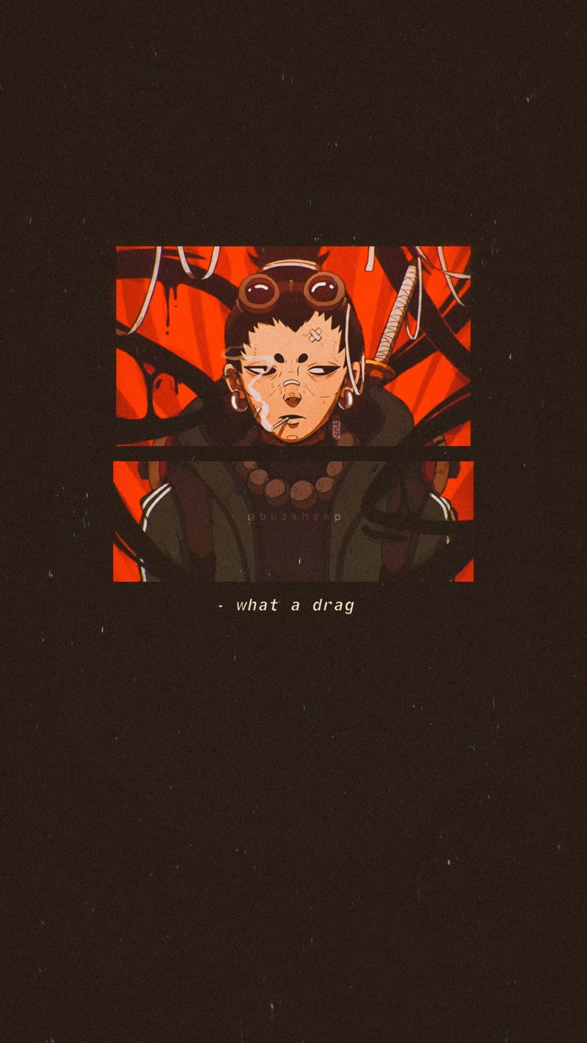 Sad Aesthetic Naruto, anime character, goggles, Full HD Phone Wallpaper