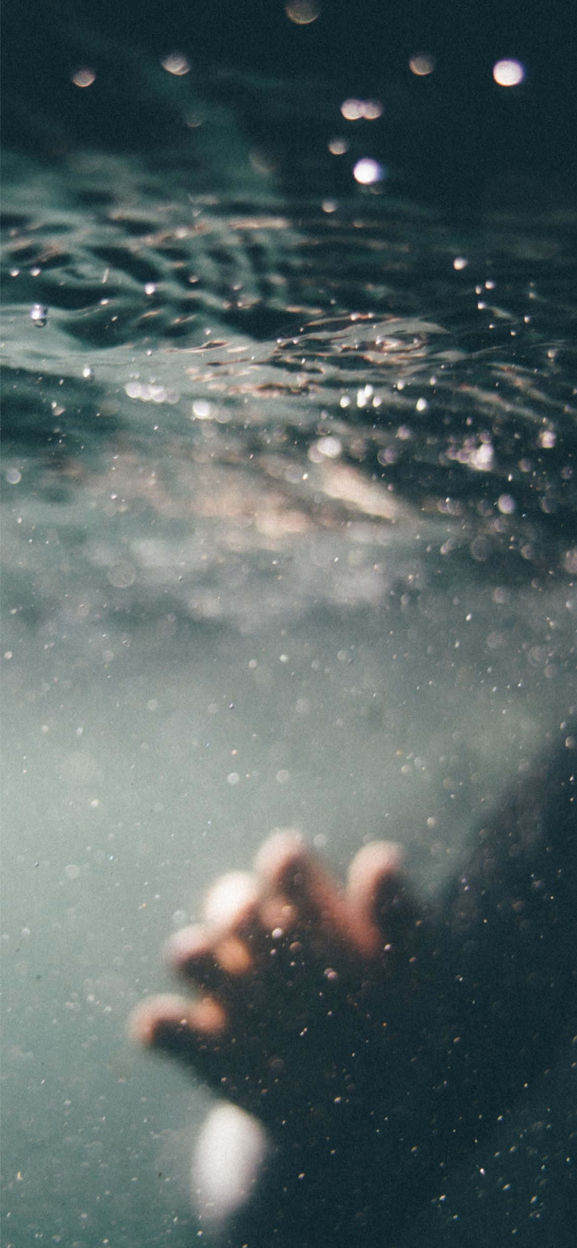 sad aesthetic phone, aged phone, murky water, Full HD Phone Wallpaper