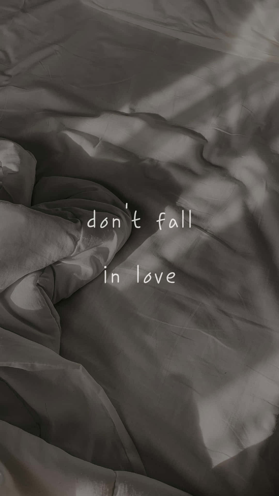soft gray fabric, gentle light, don't fall in love, Full HD Phone Wallpaper