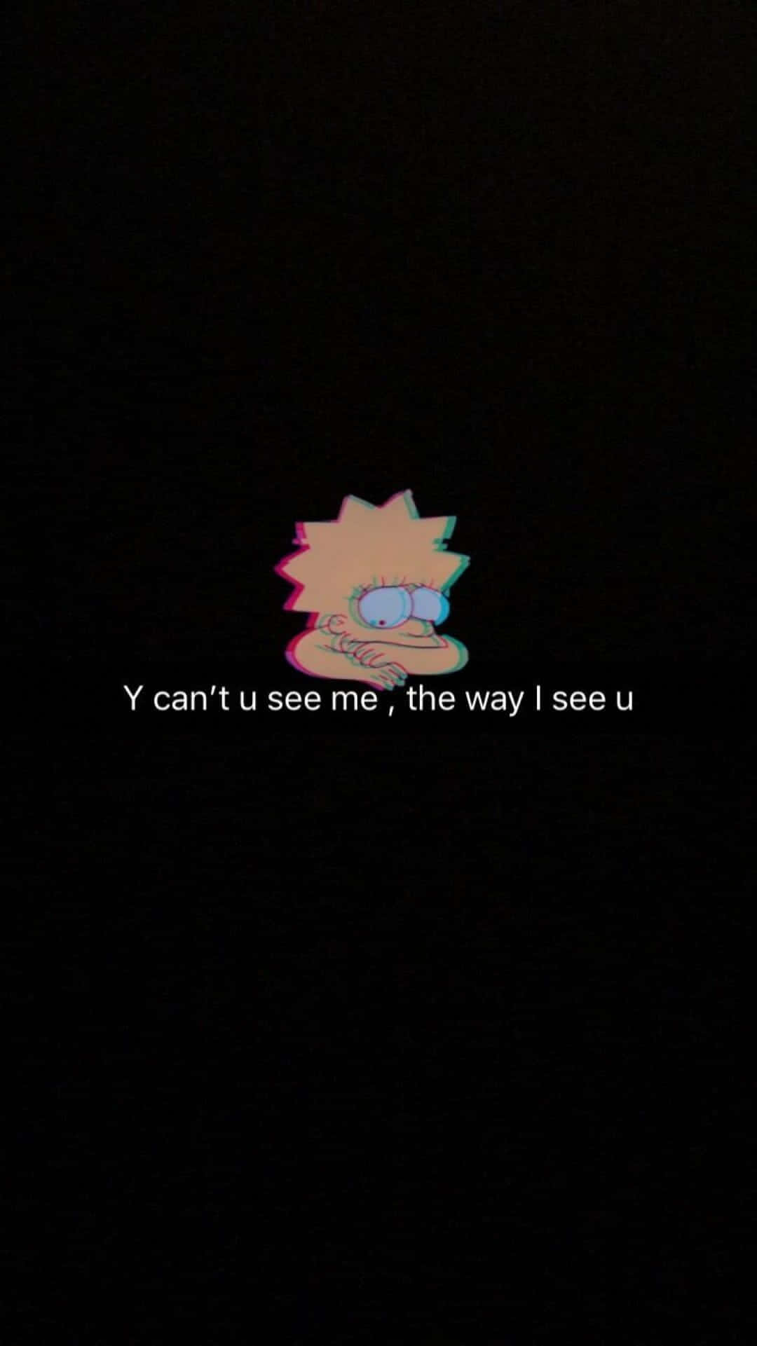 glitchy cartoon character, spiky hair, wide eyes, Full HD Phone Wallpaper