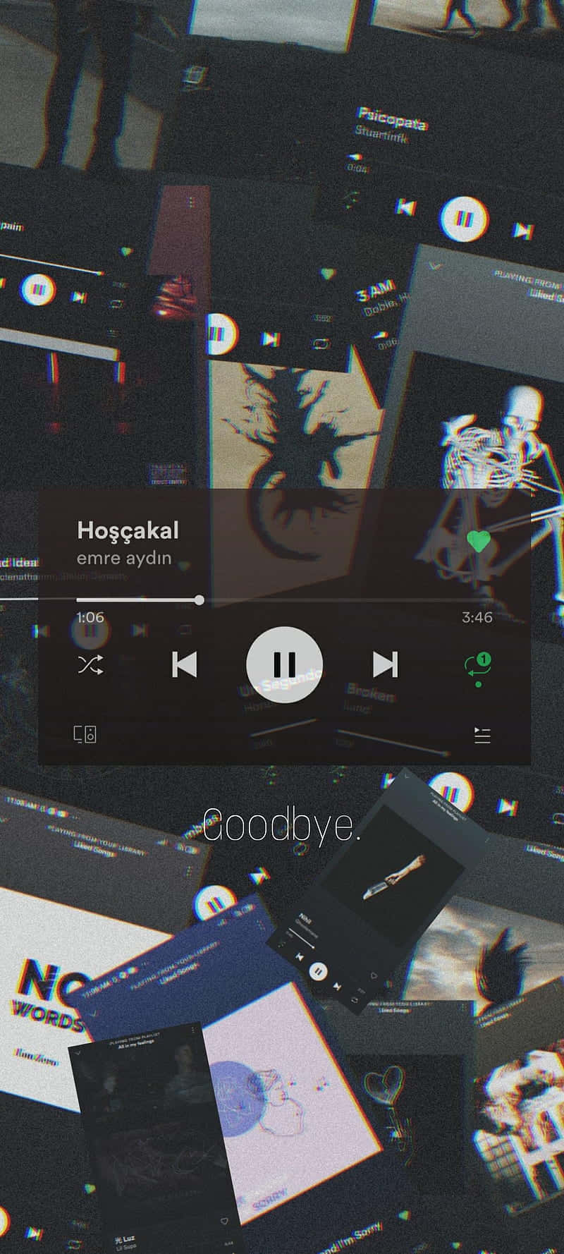 Sad Aesthetic Phone, music app screens, song titles, HD Phone Wallpaper